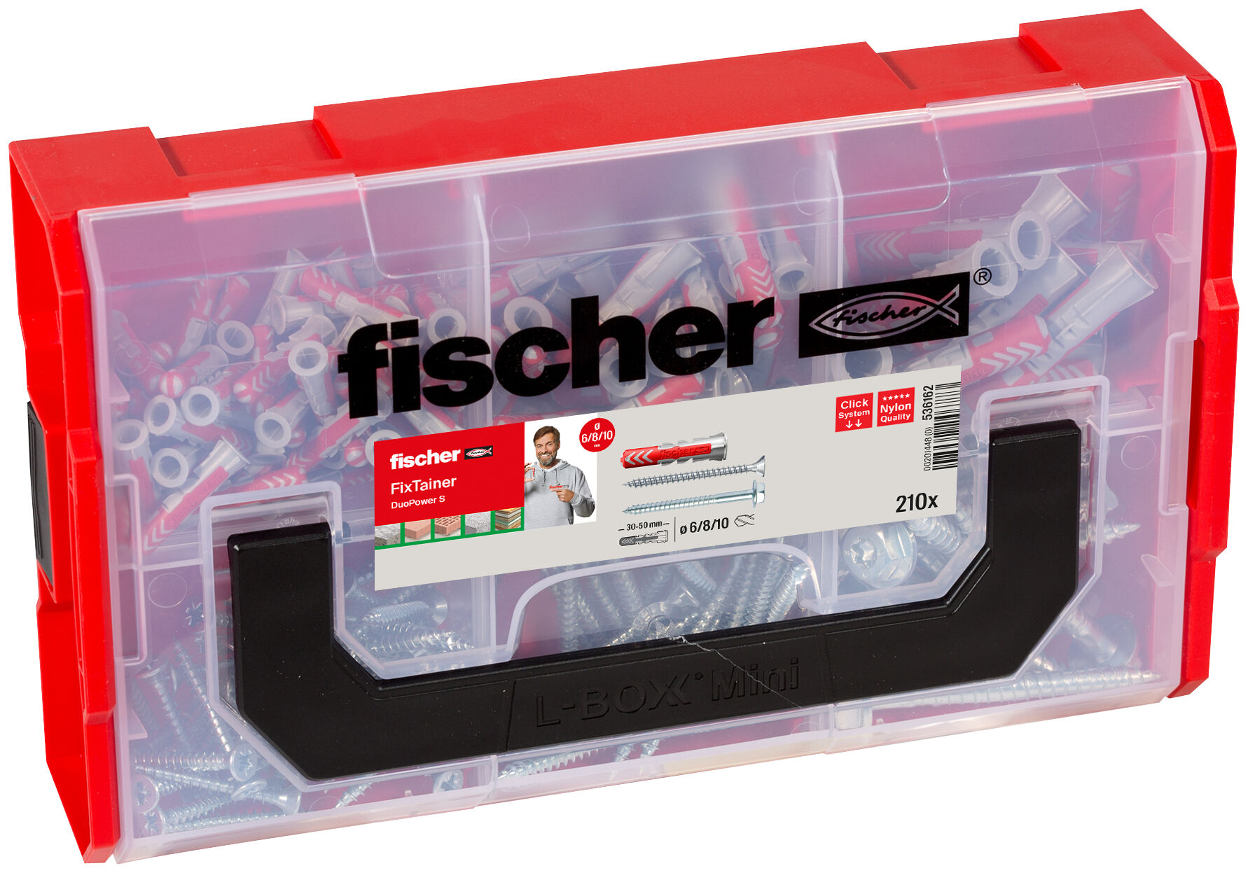 fischer FixTainer - DuoPower and screws